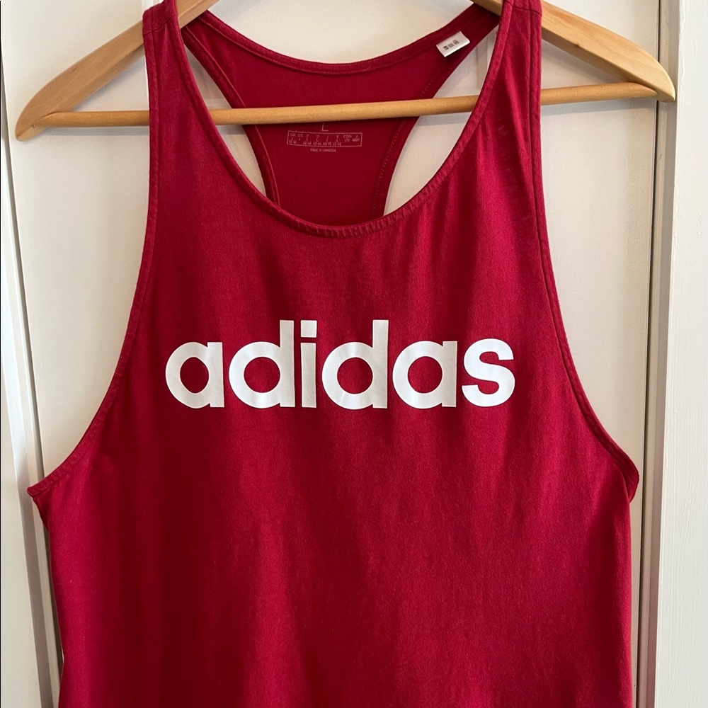 Women’s Adidas Racerback Burgundy Tank